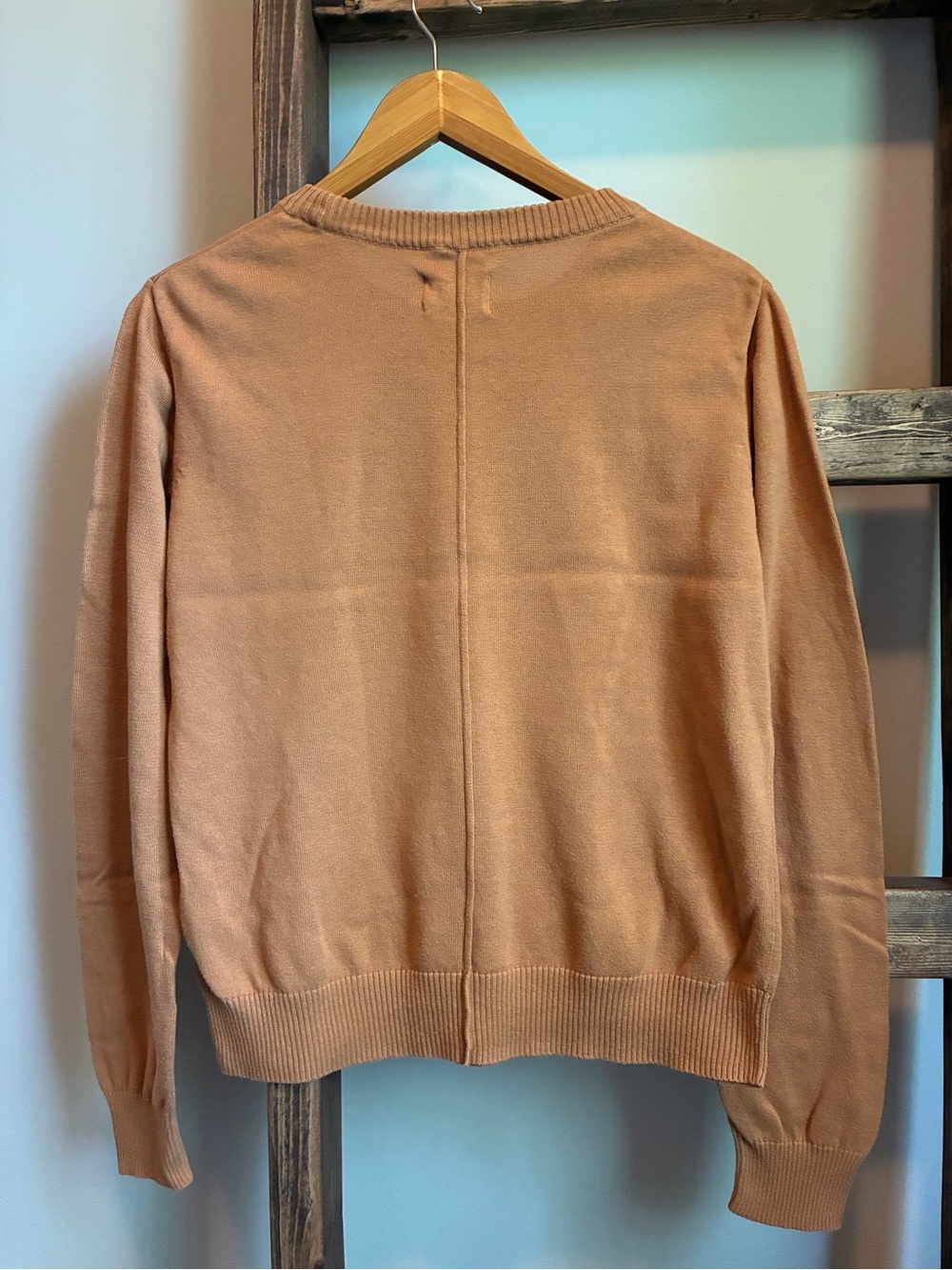 Pact Organic Cotton Knit Sweater – Camel – Size M - Picture 2 of 8